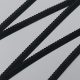 Резинка декоративная 14 мм, черный (цвет 170), 2735, M.Letizia (013630)
