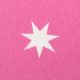 Мраморная вискоза с принтом, звезды на розовом (013649)