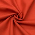 Ткань-пике стрейч шерстяная, ярко-рыжий (013674)