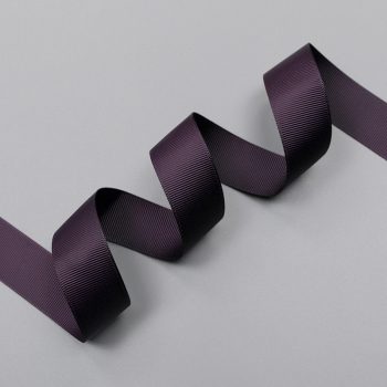 Репсовая лента, сливовое вино - shadow purple, 25 мм, Corseteria (013723)