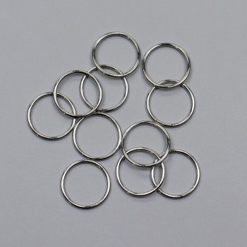 Кольцо металлическое для бюстгальтера, серебро, 18 мм (6 DG/18) (013772)