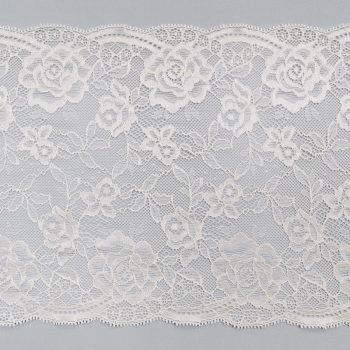 Кружево эластичное, диз 002 — роса (lauma 1239), 19 см (013813)