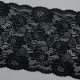 Кружево эластичное, диз 003 — черный (lauma 170), 19.5 см (013835)