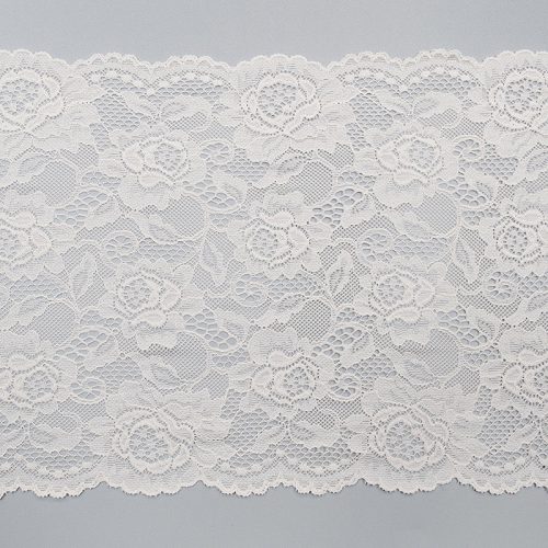 Кружево эластичное, диз 003 — роса (lauma 1239), 21 см (013837)