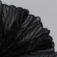 Кружево эластичное, черное волнение (lauma 170), 17 см (013839)