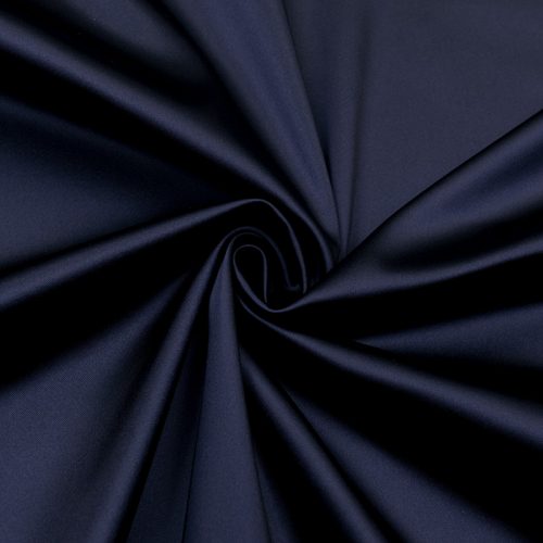 Атлас-стрейч костюмный, темно-синий (013896)