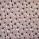 Габардин-стрейч хлопковый, абстрактные лилии на сумрачно-розовом (013919)