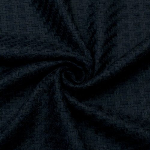 Твид шерстяной, темно-синий (013970)