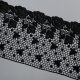 Кружево-макраме, цвет черный, 15.5 см (014031)