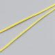 Шнур атласный круглый, 2 мм, желтый (014120)