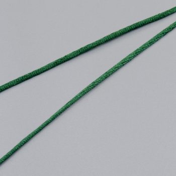 Шнур атласный круглый, 2 мм, темно-зеленый (014123)