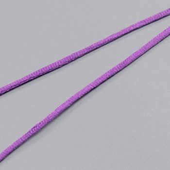 Шнур атласный круглый, 2 мм, фиолетовый (014133)
