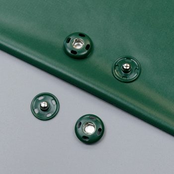 Кнопка пришивная, матовый зеленый, 15 мм (014143)