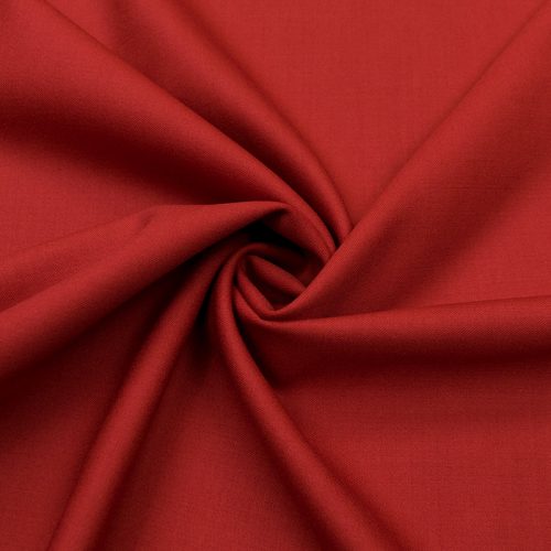 Шерсть костюмная стрейч, цвет красный (014247)