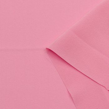 Крепдешин шелковый, цвет розовый (014265)