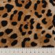 Крепдешин шелковый стрейч, бежевый леопард (014277)