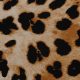 Крепдешин шелковый стрейч, бежевый леопард (014277)