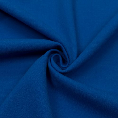 Креп-кади стрейч шерстяной, ярко-синий (014294)
