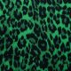 Микровельвет-стрейч хлопковый, неоново-зеленый леопард (014324)