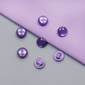 Пуговицы пластиковые, фиолетовый, 12 мм (003692)