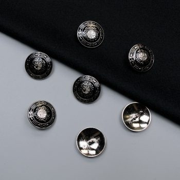 Пуговицы металлические, черный герб, 28 мм (014403)
