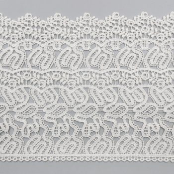 Кружево хлопковое макраме, цвет экрю, 14 см (014415)
