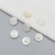 Пуговицы перламутровые, натуральный молочный, 17 мм (014458)
