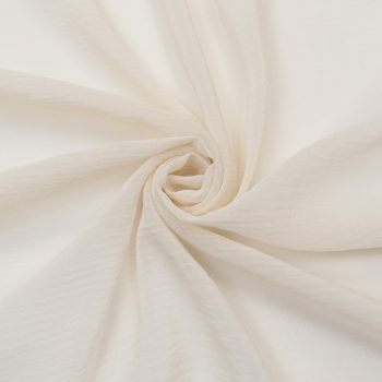 Ткань-вуаль шелковая крэш, цвет крем-брюле (014514)