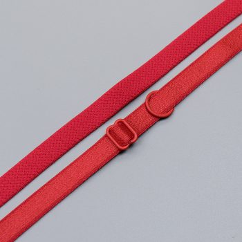Резинка бретелечная 10 мм, красный, 740/10 (100) (010760)