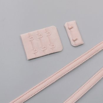Застежка крючки и петли, 38 мм, 3 ряда, сер. пион, Турция (014654)