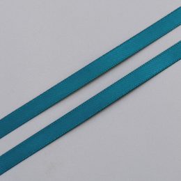 Лента атласная, 6 мм, teal (347) (014665)