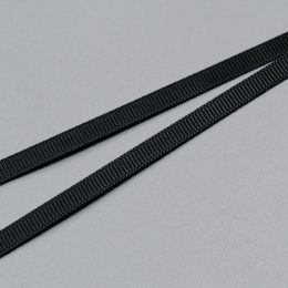 Репсовая лента полиэстер, 6 мм, black (030) (014658)
