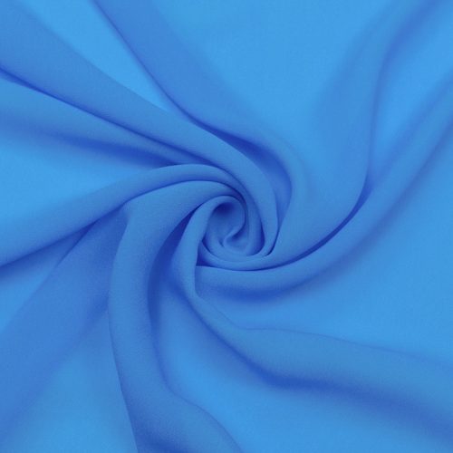 Жоржет вискозный, яркий голубой (014718)