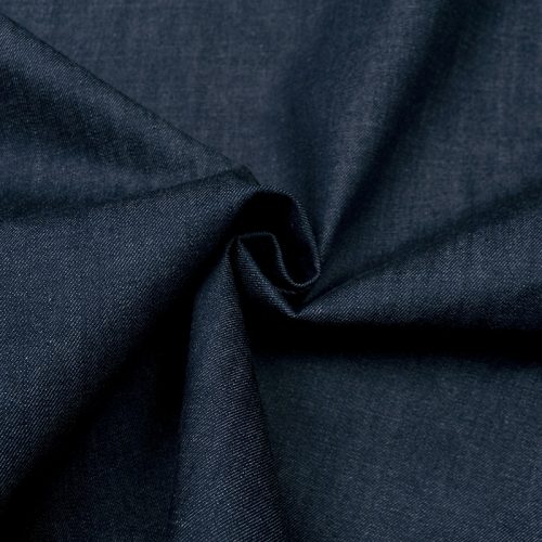 Джинс плотный стабилизированный на куртку, темно-синий (014754)