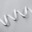 Бархатная лента полиэстер, 9 мм, white (029) (014762)