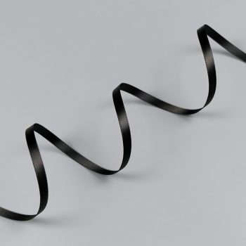 Лента атласная, 6 мм, licorice (860) (014669)
