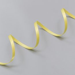 Лента атласная, лимонный - lemon, 6 мм, Corseteria (014807)