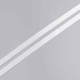 Лента атласная, теплый белый - off-white, 6 мм, Corseteria (014835) Лента атласная, теплый белый - off-white, 6 мм, Corseteria (014835)