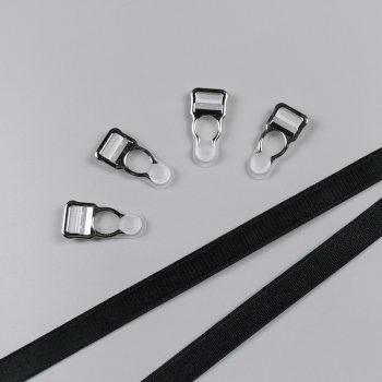 Застежка для чулок, суспендер, серебро, 10 мм, Corseteria (014840) Застежка для чулок, суспендер, серебро, 10 мм, Corseteria (014840)