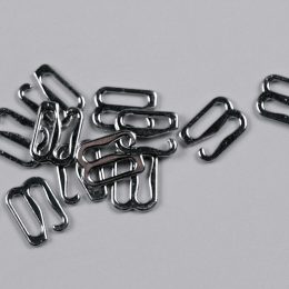 Крючок-регулятор металл, 10 мм, серебро, Corseteria (014842)