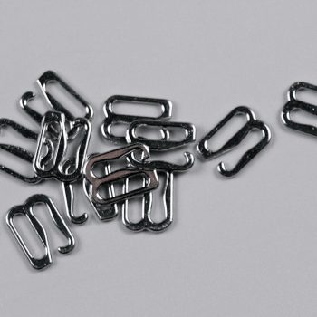 Крючок-регулятор металл, 10 мм, серебро, Corseteria (014842) Крючок-регулятор металл, 10 мм, серебро, Corseteria (014842)