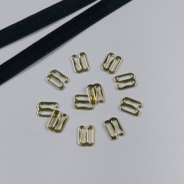 Крючок-регулятор металл, 10 мм, золото, Corseteria (014844)