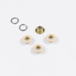 Люверсы Corseteria металлические, 5 мм, бежевый, 20 шт. (014859) Люверсы Corseteria металлические, 5 мм, бежевый, 20 шт. (014859)