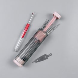 Магнитная игольница с кнопкой, розовая (014862) Магнитная игольница с кнопкой, розовая (014862)