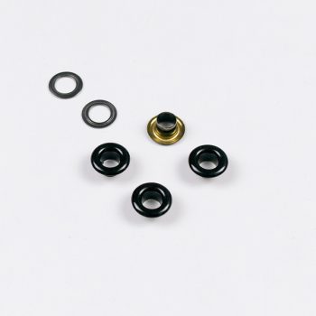 Люверсы Corseteria металлические, 5 мм, черные, 20 шт. (014869) Люверсы Corseteria металлические, 5 мм, черные, 20 шт. (014869)