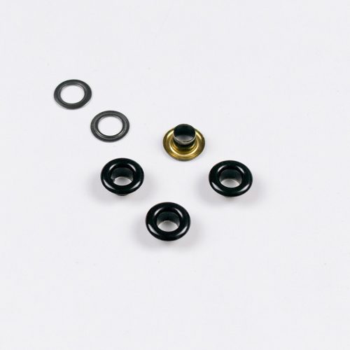 Люверсы Corseteria металлические, 5 мм, черные, 20 шт. (014869) Люверсы Corseteria металлические, 5 мм, черные, 20 шт. (014869)