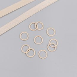 Кольцо металлическое, бежевый, 11 мм, Corseteria (014872)