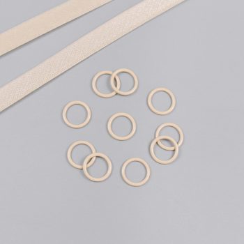 Кольцо металлическое, бежевый, 11 мм, Corseteria (014872) Кольцо металлическое, бежевый, 11 мм, Corseteria (014872)