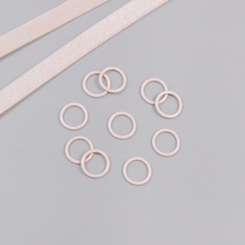 Кольцо металлическое, серебристый пион, 11 мм, Corseteria (014874)