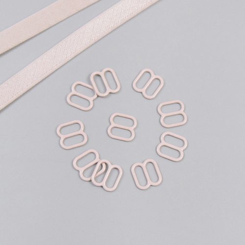 Регулятор металлический, серебристый пион, 10 мм, Corseteria (014875)